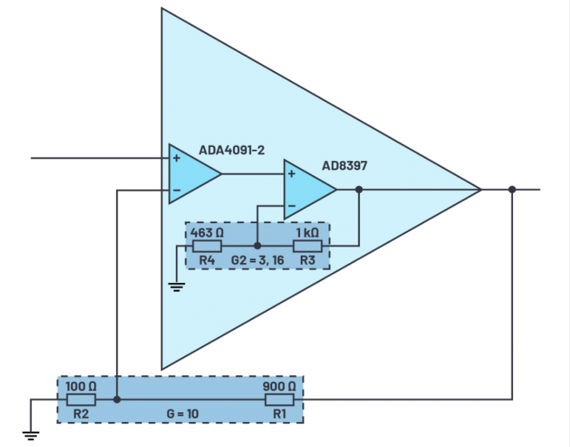 兩個(gè)運(yùn)放串聯(lián)