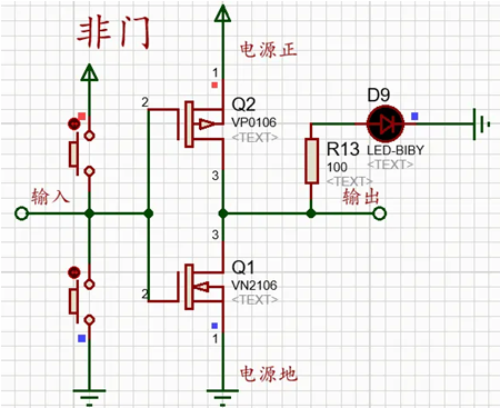 非門(mén)電路原理